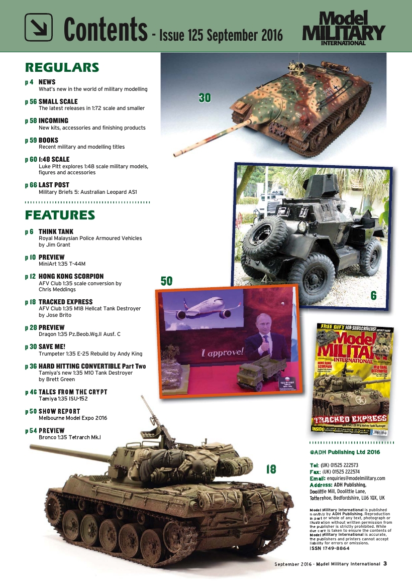 Model Military International 2016-125